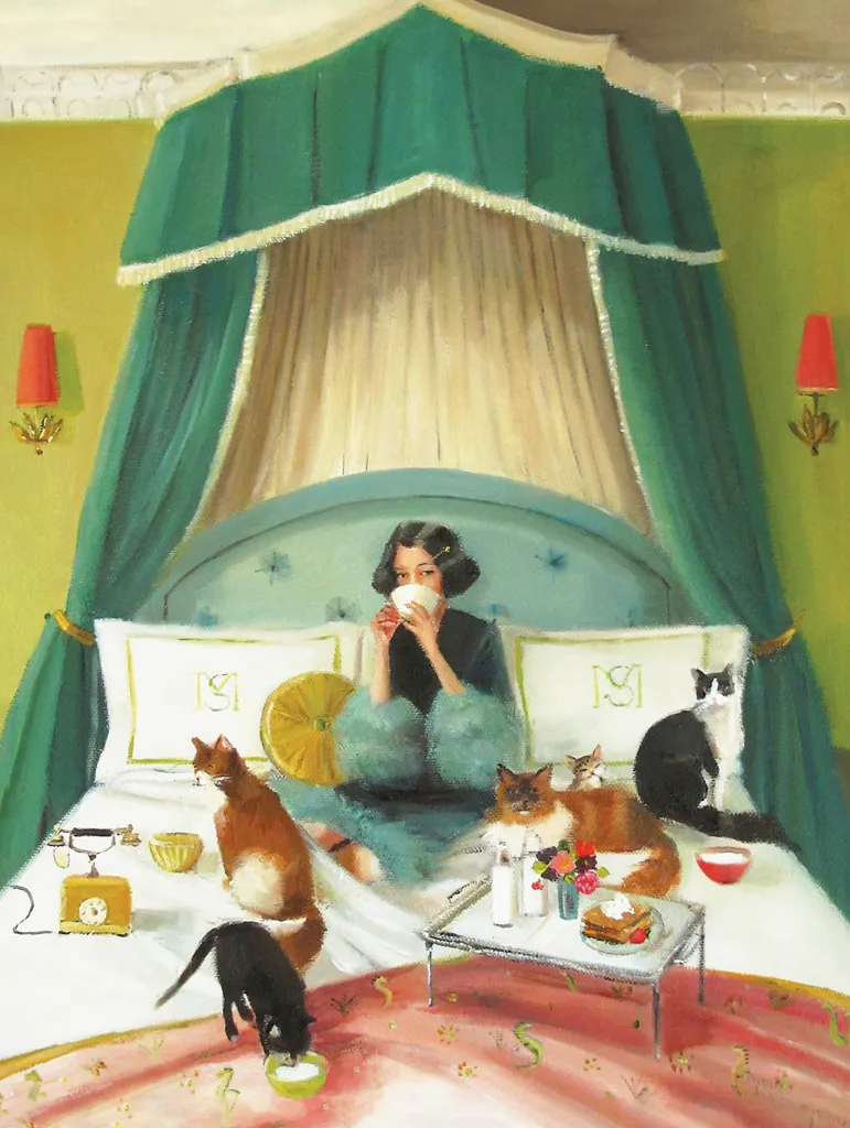 Puzzle détente 500 pièces XXL Breakfast in Bed pour loisirs créatifs