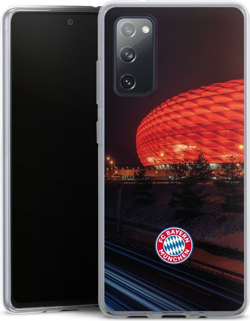 DeinDesign Handyhülle für Samsung Galaxy S20 FE 5G Silikon Hülle Case Smartphone Schutzhülle FC Bayern München FCB Stadion