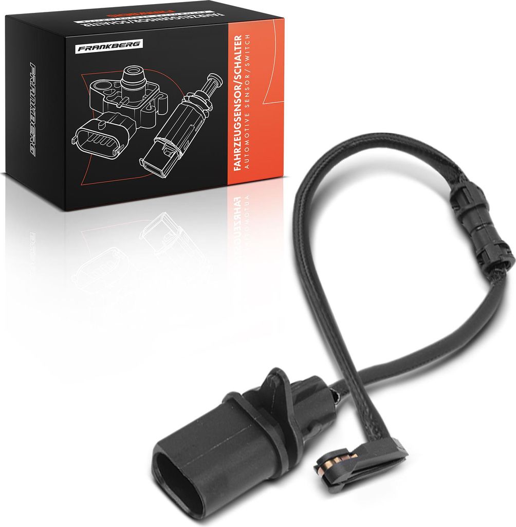 Frankberg 1x Warnkontakt Bremsbelagverschleiß Hinterachse für Audi A8 4H 09-18 1KE/1KW/1KY/1KZ/2EM