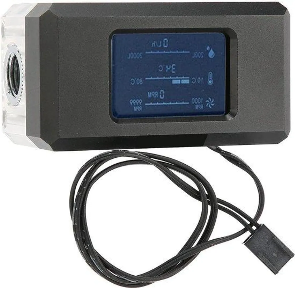 Sonde de Température Digitale LCD avec Filetage G1/4 pour PC Bureau