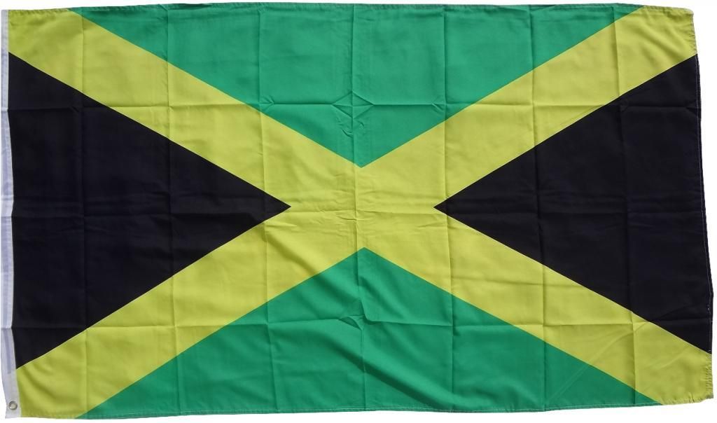 Flagge Jamaika 90 x 150 cm - Fahne- reißfest - rissfest - Produktbild 