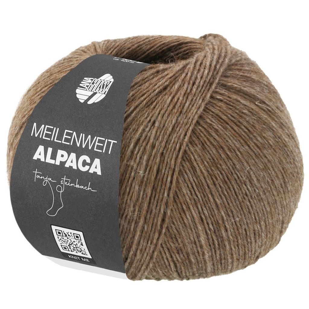 Lana Grossa - Meilenweit 100g Alpaca 2005 nougat