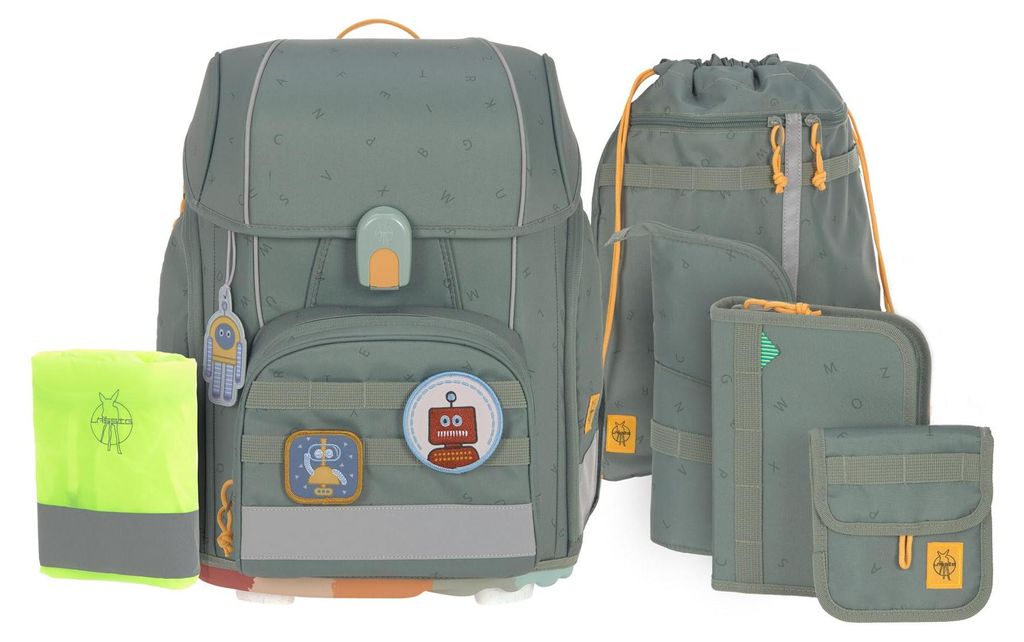LÄSSIG 7-teiliges Schulranzen Set Kinder/School Set Boxy Produktbild 