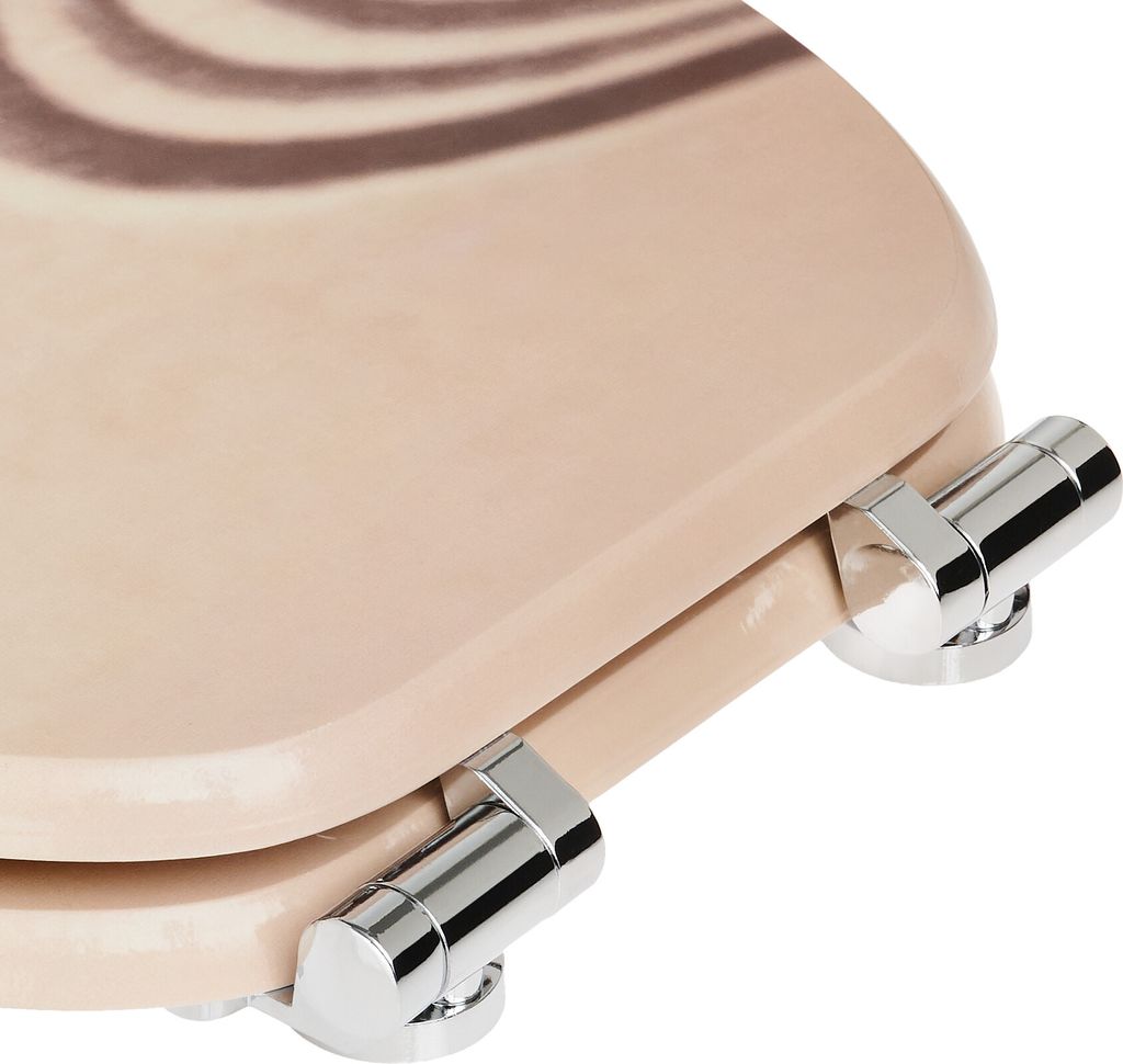 WC Sitz Sand mit Absenkautomatik, Holzkern