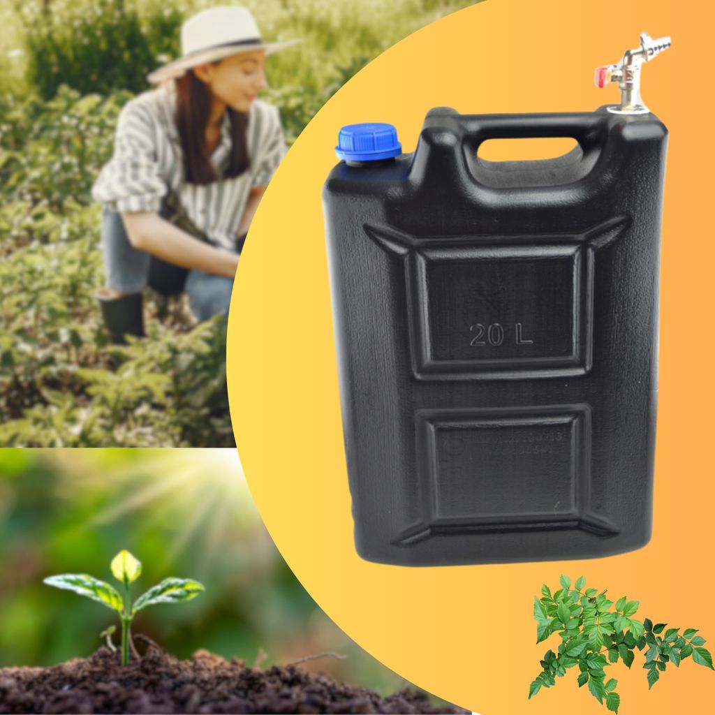 Camping Wasserbehälter TRADIS 20 Liter Wasserkanister Mit Hahn