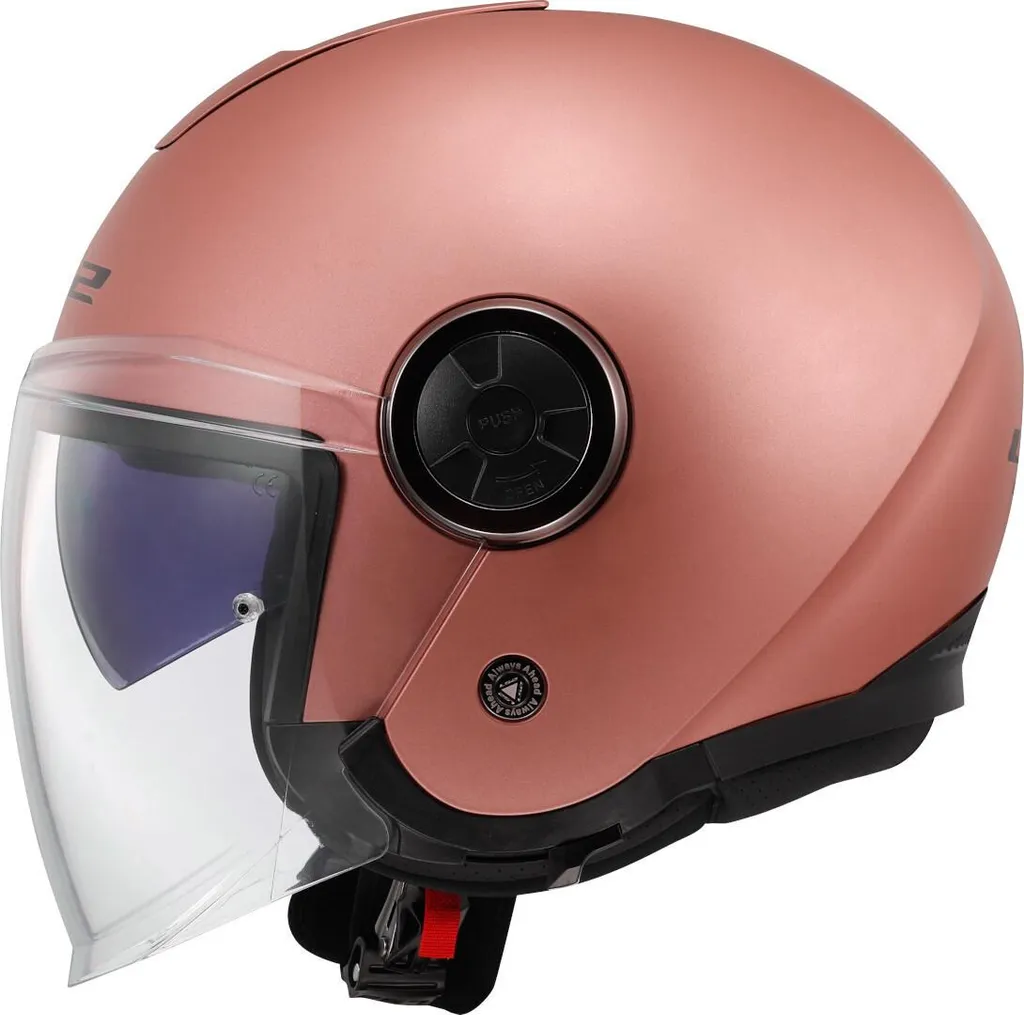 Casque LS2 OF620 Classy Solid Rose Mat Jet - Taille L 59-60 cm Confort