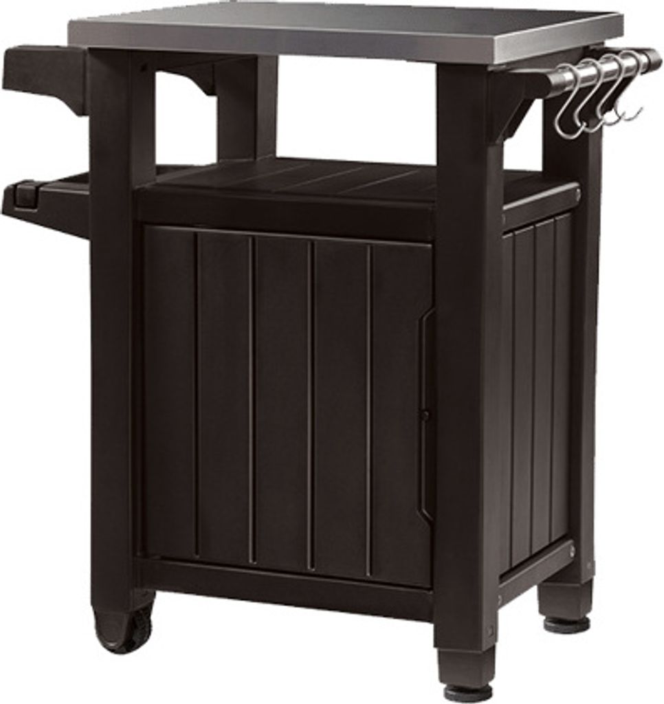 Kunststoffablagetisch Keter UNITY 105 L braun