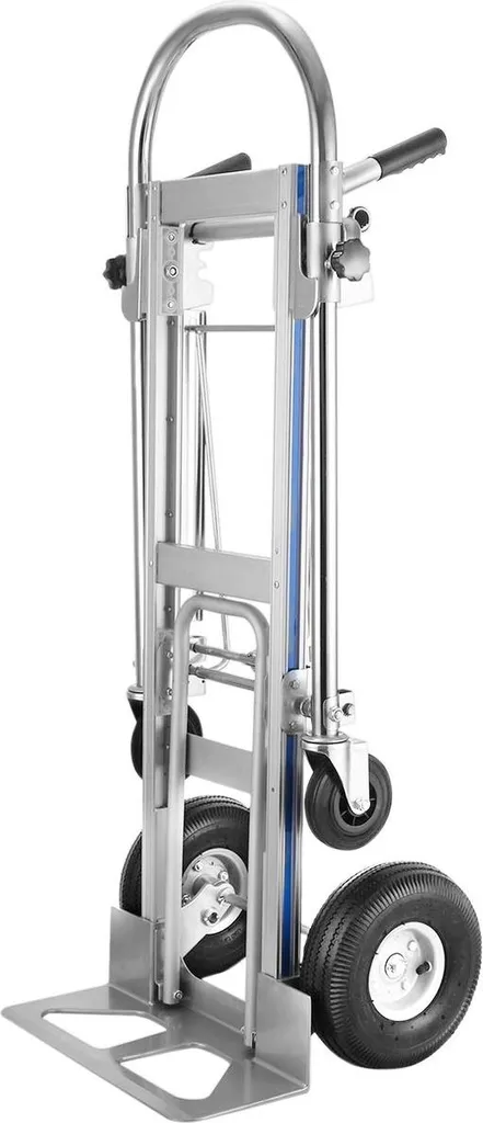 Chariot à main robuste en aluminium 3 en 1 avec plateau télescopique - 9