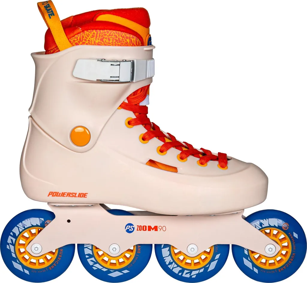 Rollers en ligne Powerslide Zoom Sunset 90 Freeskate Beige Taille 37-38