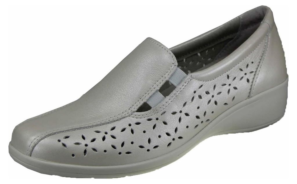 Aco Komfort Slipper Damen 31333634343436 Grau 37 EU