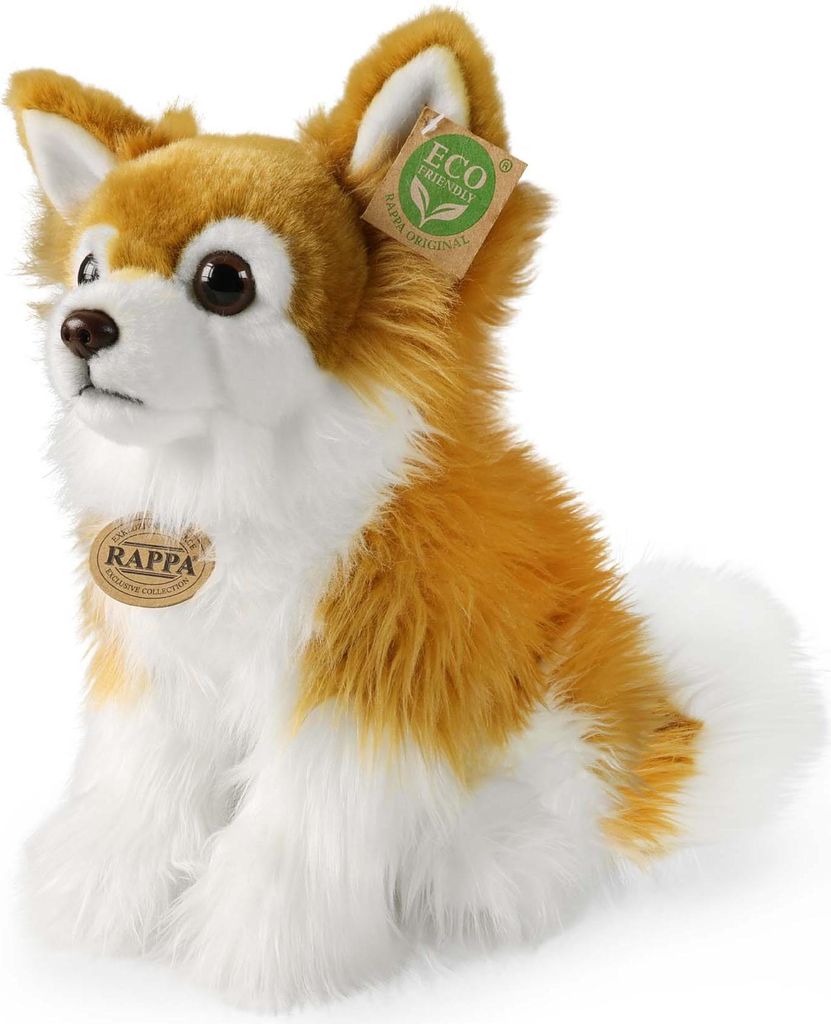 RAPPA Pluszowy pies chihuahua siedzący 28 cm EKO-PRZYJAZNY Zdjęcie produktu 