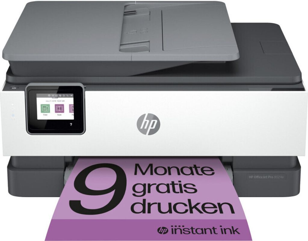 OfficeJet Pro 8024e Multifunktionsdrucker, Grau Produktbild 