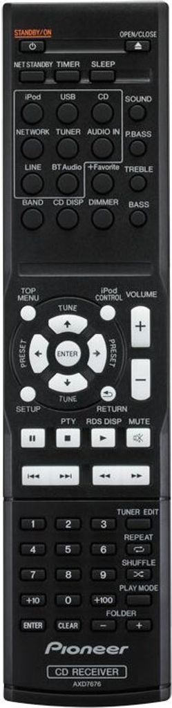 Originale Fernbedienung für Pioneer X-HM81-S | XC-HM81-K | XC-HM81-S