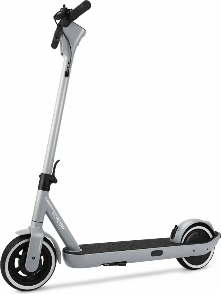 Trottinette Électrique SoFlow SO ONE Homologuée Route Argentée et Grise