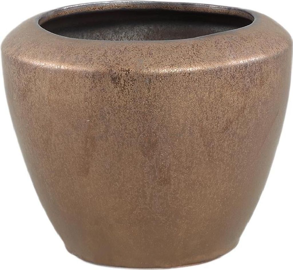 PTMD - Topf Kyleigh - Braun - 19,5 x 19,5 x 16 cm
