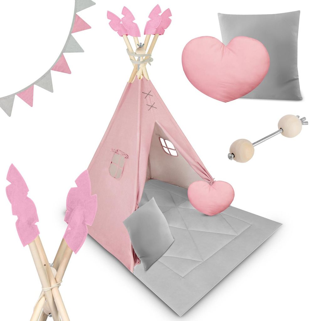 Nukido NK-406 Dětské teepee - růžové Obrázek produktu 