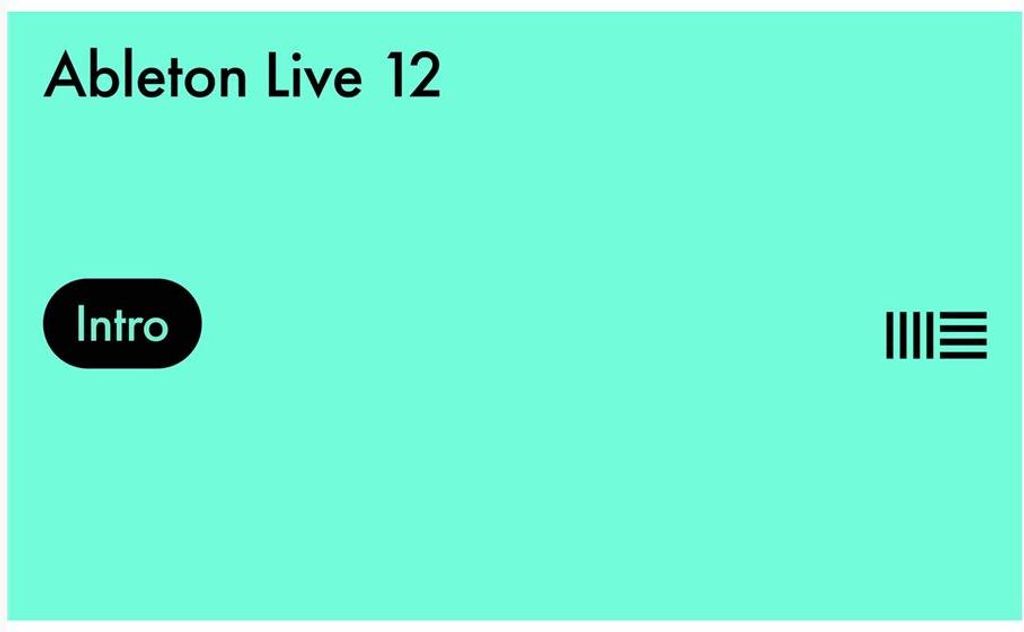 Ableton Live 12 Intro - ESD Produktbild 