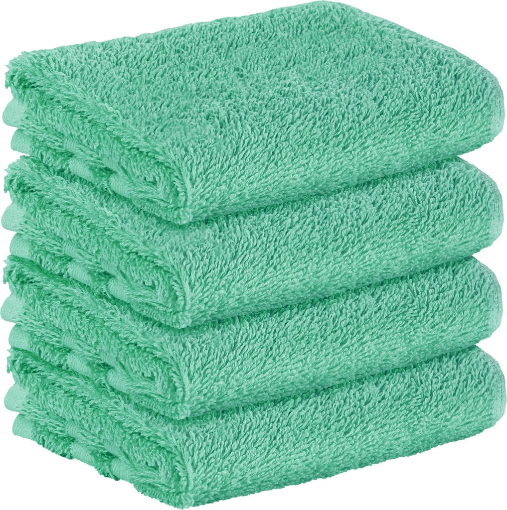 StickandShine 4er SET Premium Frottee Gästehandtuch 30x50 Produktbild 