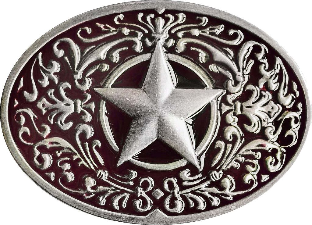 Western Buckle Gürtelschnalle Biker Cowboy »GS-439« Stern