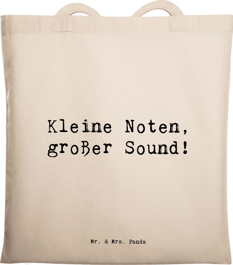 Mr. & Mrs. Panda Stoffbeutel Spruch Bassklarinette Sound - Transparent - Geschenk, Musikinstrument, Humor, Musikgenres, Orchestermusik, Musiker, Mu...