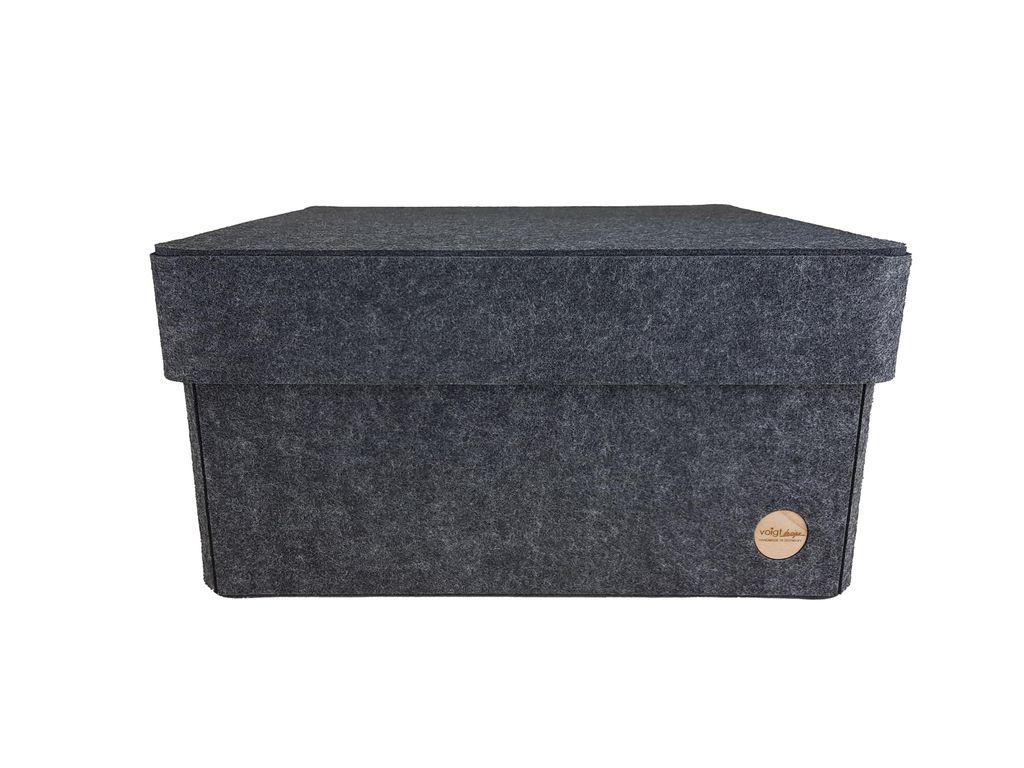 Aufbewahrungsbox CLASSIC Filz Gr. M (32x32x17 cm) mit Produktbild 