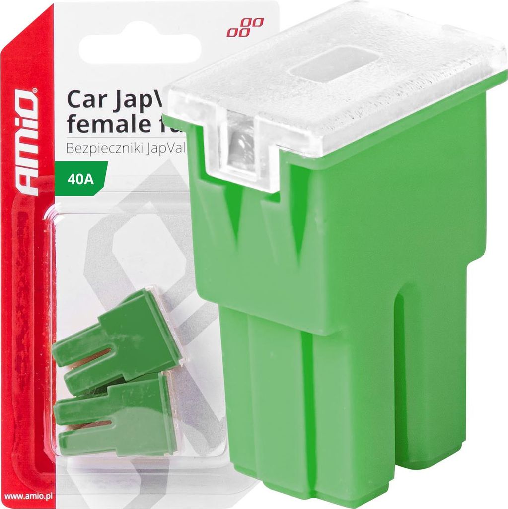 Auto-Sicherungen JAPVAL PAL 40A weiblich 2 Stk. AMIO-03390