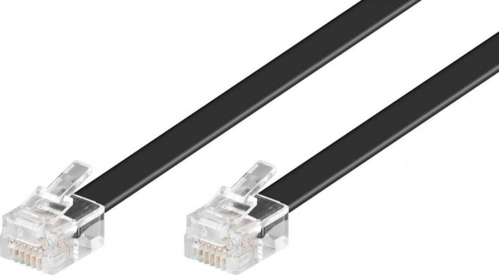 goobay cavo modulare/cavo telefonico CCA da spina RJ12 a Immagine del prodotto 