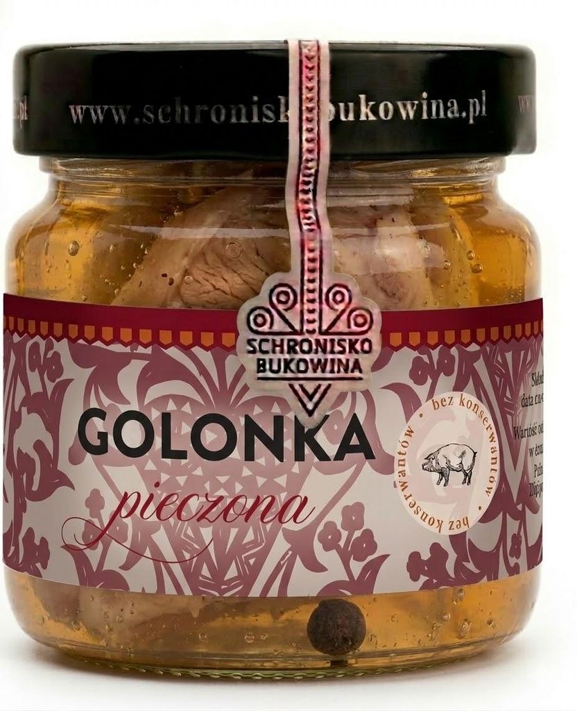 Smażona golonka w galarecie 180 g – Schronisko Bukowina Zdjęcie produktu 