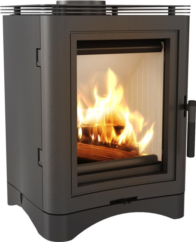 Gußeisen Kaminofen EKO KRATKI K5 7 kW Ø 150 mit Zubehör