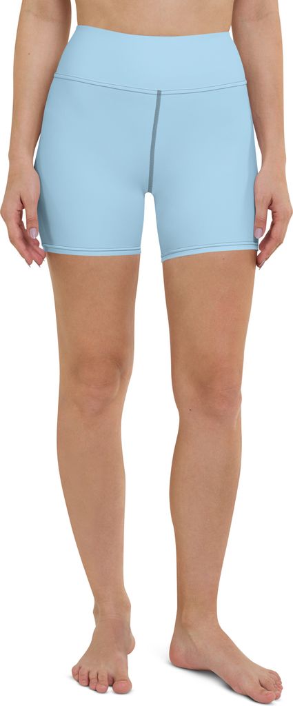 Mr. & Mrs. Panda Yoga Shorts Meerschweinchen Weisheit Größe XS - Blau - Geschenk, Lustige Sprüche, Sportbekleidung, Sportshorts Damen, Fitnessho...