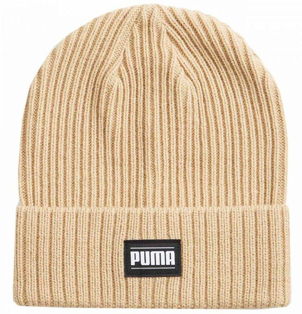 Puma - "Classic" Mütze Umgekrempelter Umschlag für Herren/Damen Uni MR336 (Einheitsgröße) (Beige/Cremefarbe)