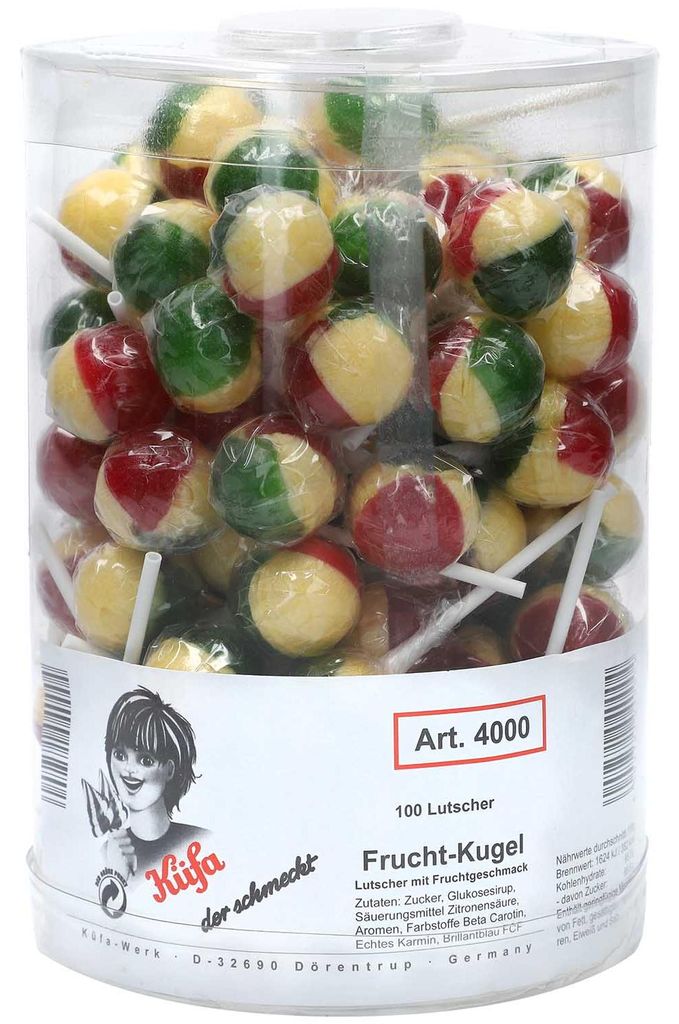 Sucette Küfa aux fruits et aux boules, paquet de 1 (1x 1.7 Image du produit 
