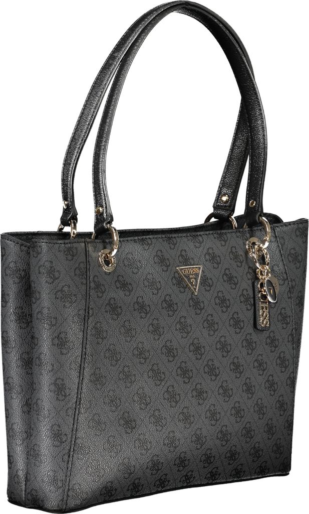 Guess Noelle Guess Handtasche Schwarz Silber Guess Schwarze Noelle