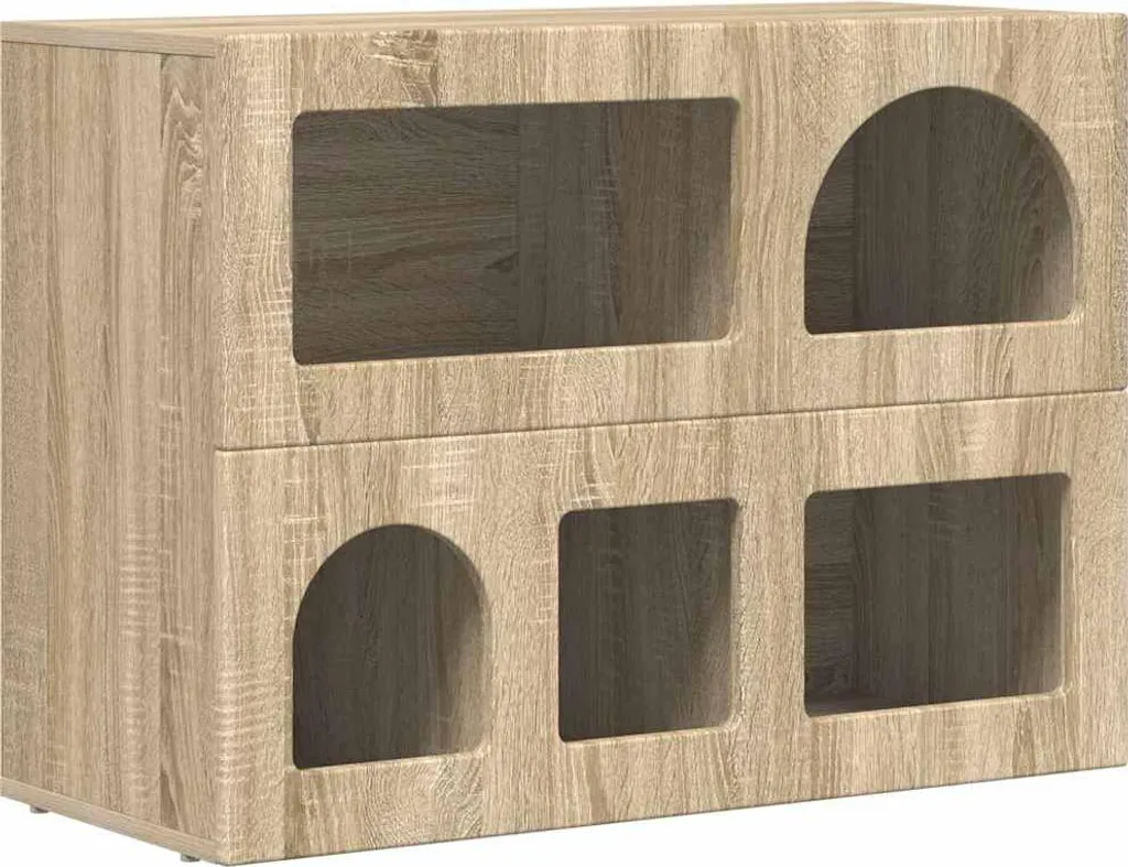 Credenza Bassa SYFAX Rovere Sonoma 80,5 cm - Qualità e Risparmio