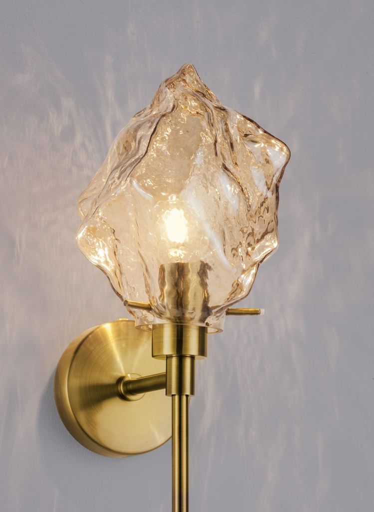 Nova Luce ODELLE Wandleuchte E14 Gold 14,8x18x34cm dimmbar 9009256