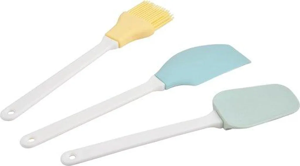 Ustensiles de cuisson silicone résistants à la chaleur - Pack de 3 noirs