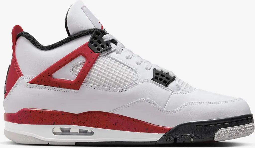 All red jordan 4 online