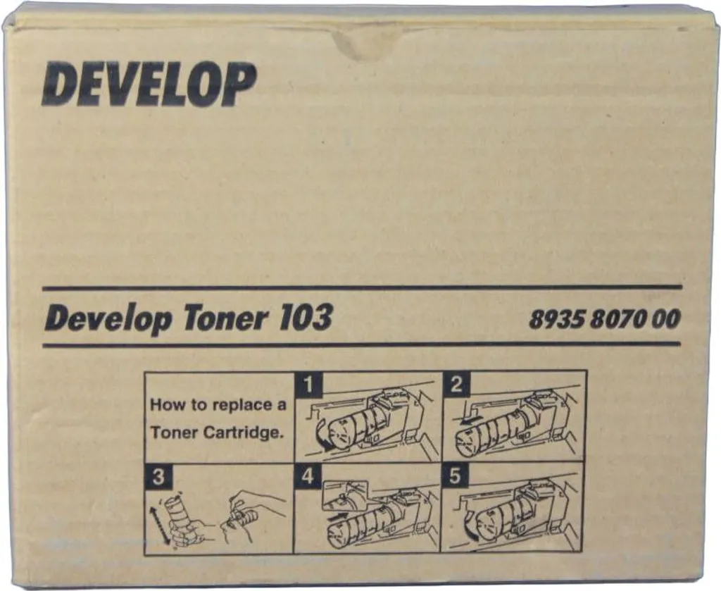 Toner Develop TN103 Noir 8935-8070-00 Pack 4 Haute Capacité et Précision - 2