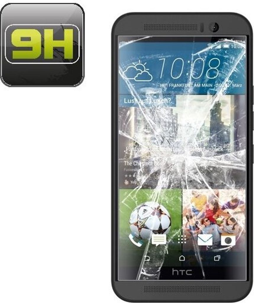 6x 9H Hartglas für Htc One M9 Plus Panzerfolie Displayschutz Schutzglas HD KLAR Panzerglas Schutzfolie
