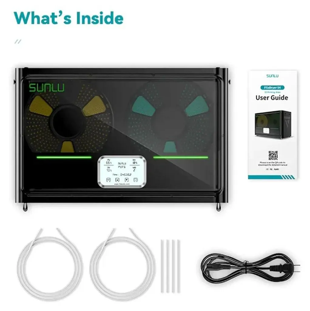 Sèche-filaments S4 pour Impression 3D - Solution Anti-humidité Grande Capacité - 2