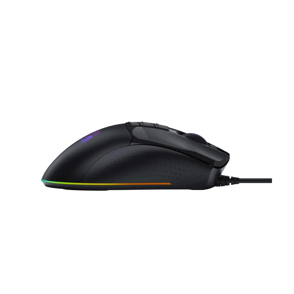 Souris de jeu Bloody W90Max USB à haute sensibilité et switches optiques
