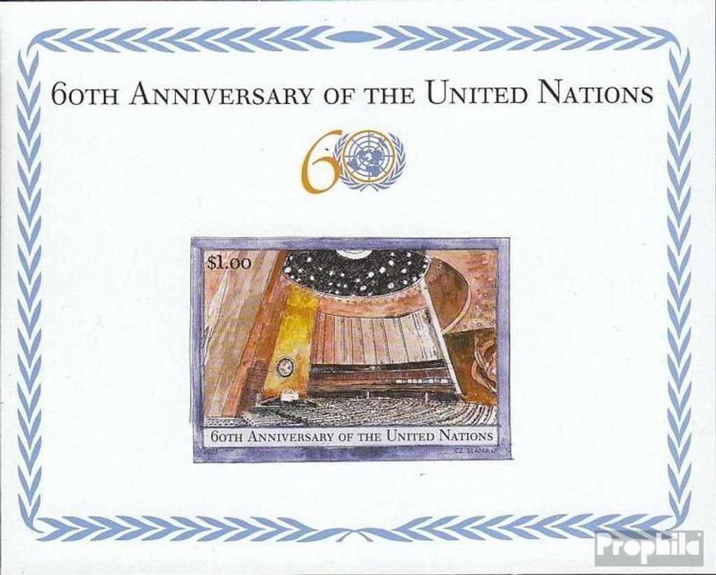 Briefmarken UNO - New York 2005 Mi Block25 (kompl.Ausg.) FDC UNO