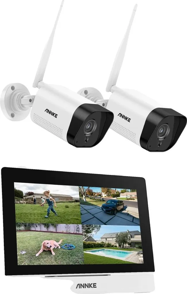 Système CCTV maison 5MP pour surveiller et parler à distance