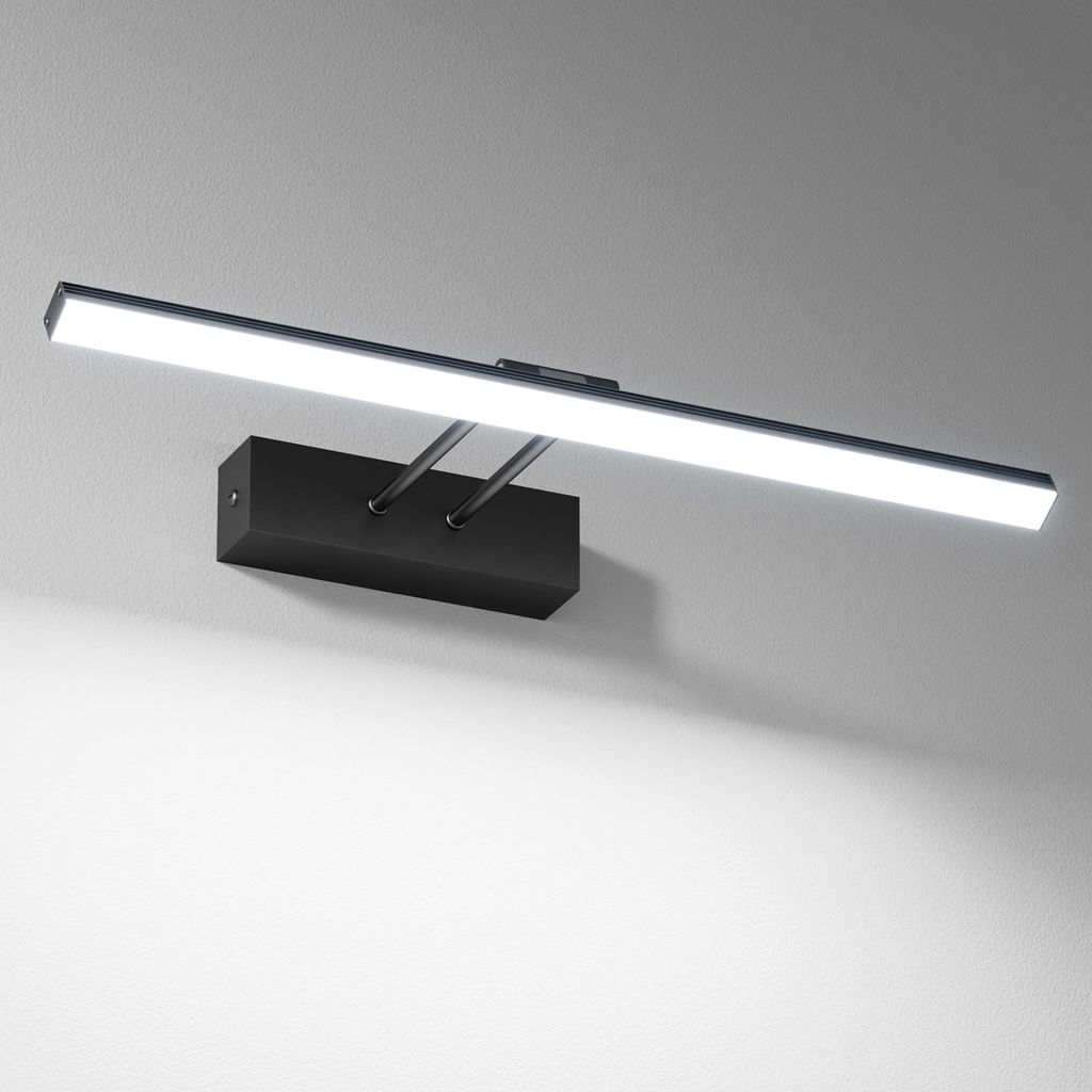 EMKE LED Spiegelleuchte Spiegellampen für das bad IP44 40cm 200° drehbar spiegelleuchte led badSpiegelschrank Beleuchtung 6500K Schrankleu