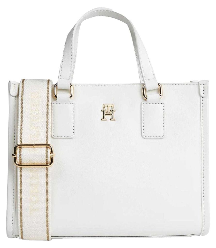Tommy Hilfiger - Handtasche für Damen , Polyurethan NA1387 (Einheitsgröße) (Weiß)