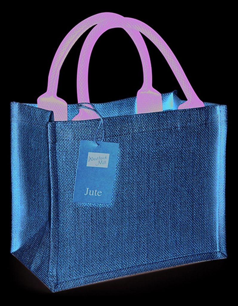 Westford Mill W412 | Jute Mini Gift Bag 26 x 22 x 14 cm - Produktbild 