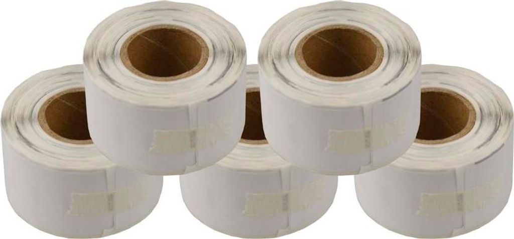 5 Rollen Etiketten für Dymo Typ 99010 Ettiketten 28x89 mm