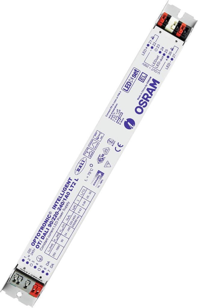 OSRAM OPTOTRONIC Intelligent Netzteil/Treiber DALI (nicht isoliert) 90/220-240/1A0 LT2L dimmbar 4052899494268