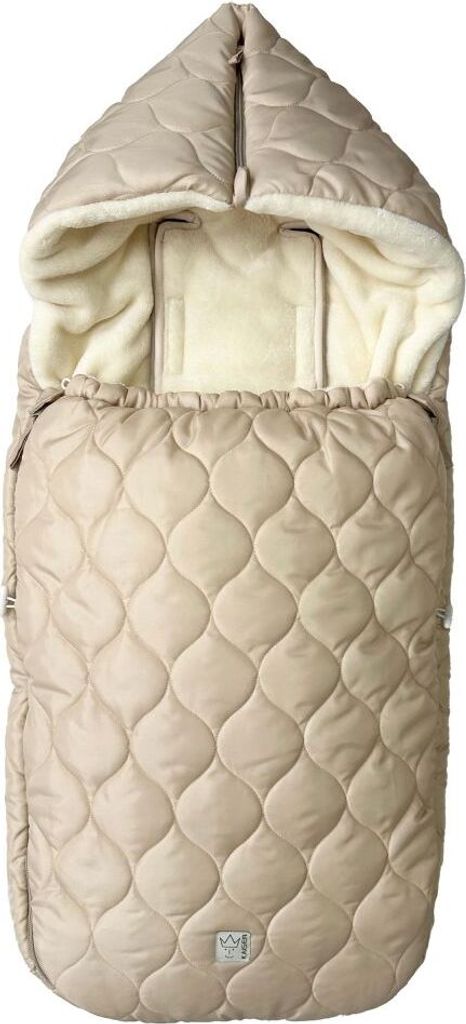 KAISER Fleece Fußsack RECY XL Fb. sand/cream