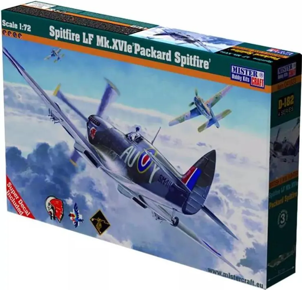 Spitfire LF Packard 1:72 Maquette Historique avec Détails Gravés